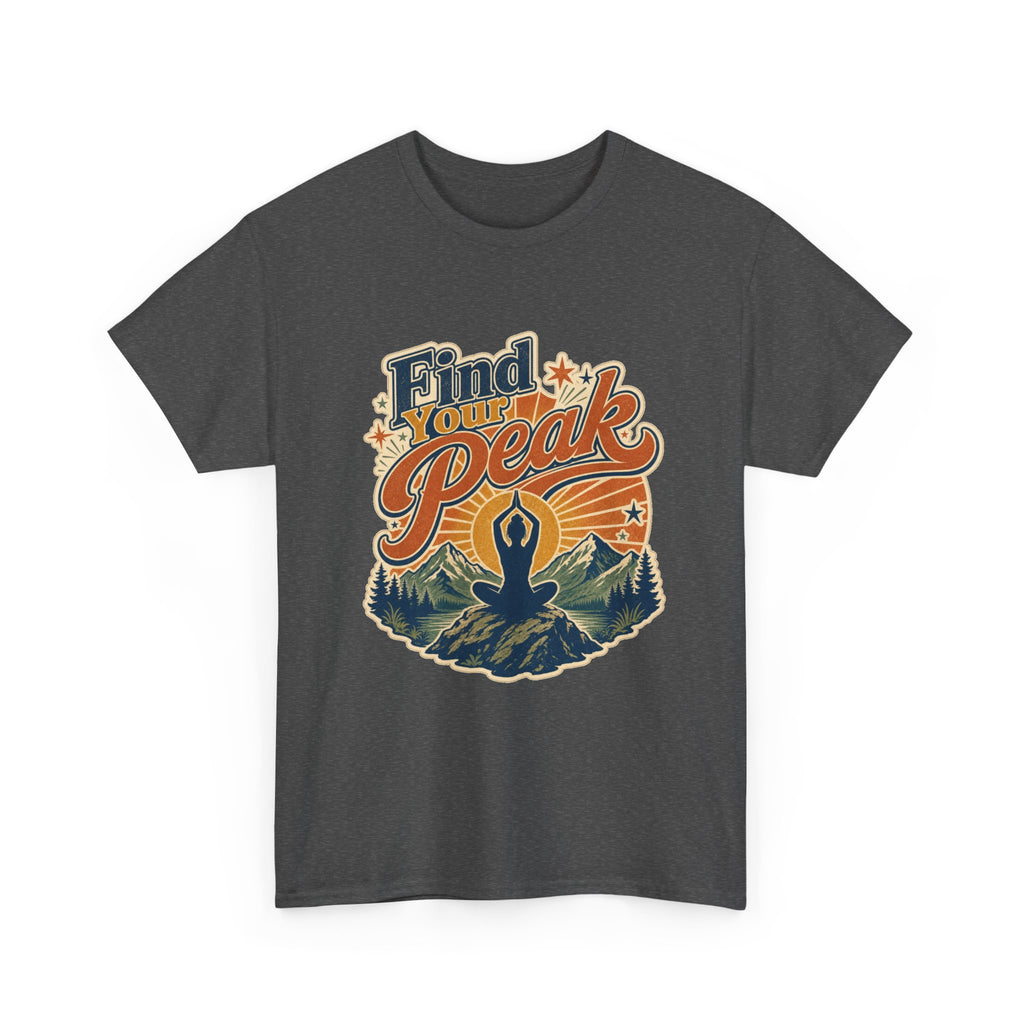 Find Your Peak Yoga T-Shirt – unisex t-shirt by PrintMyDream