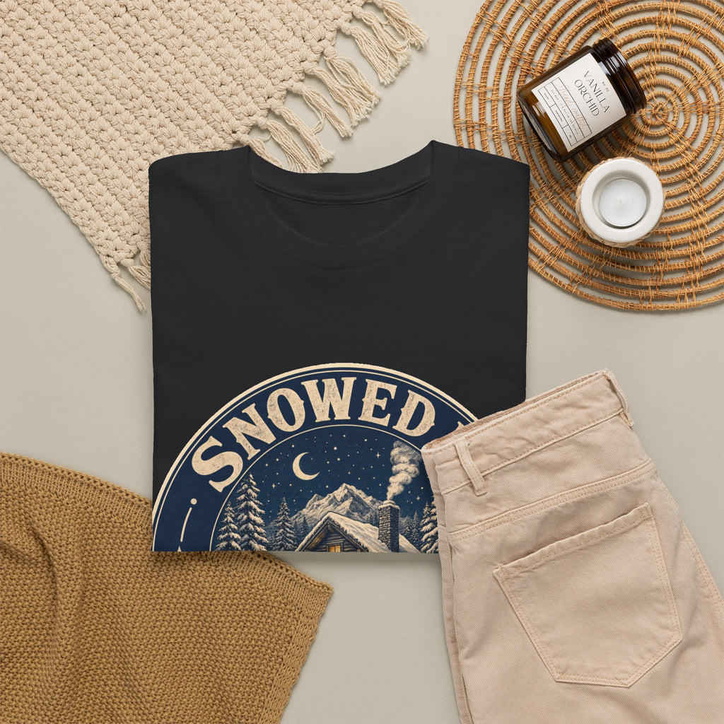 Snowed In & Happy T-Shirt – unisex t-shirt by PrintMyDream