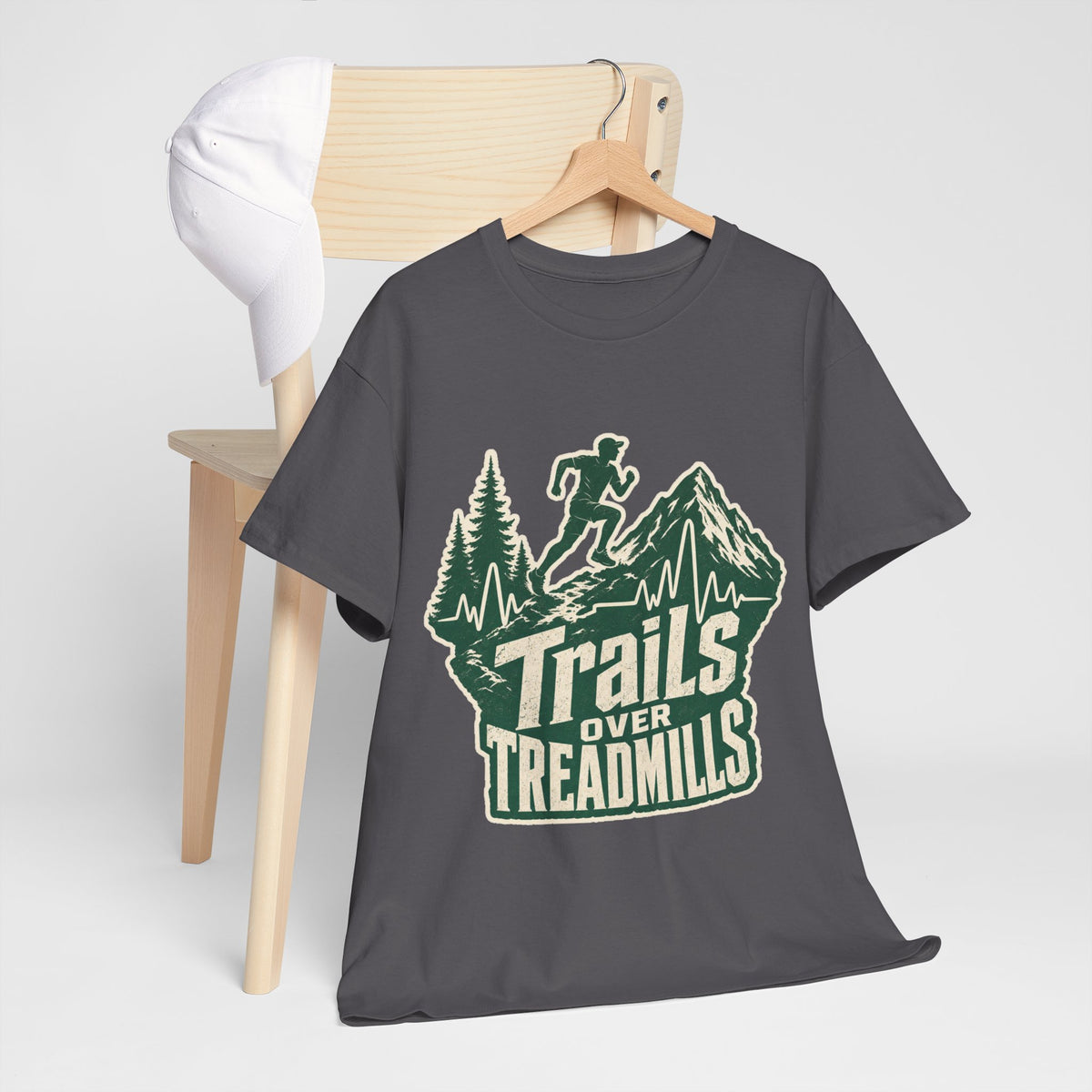 Trail Runner Heartbeat T-Shirt - Adventure Fitness
