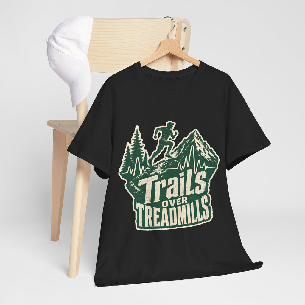 Trail Runner Heartbeat T-Shirt - Adventure Fitness