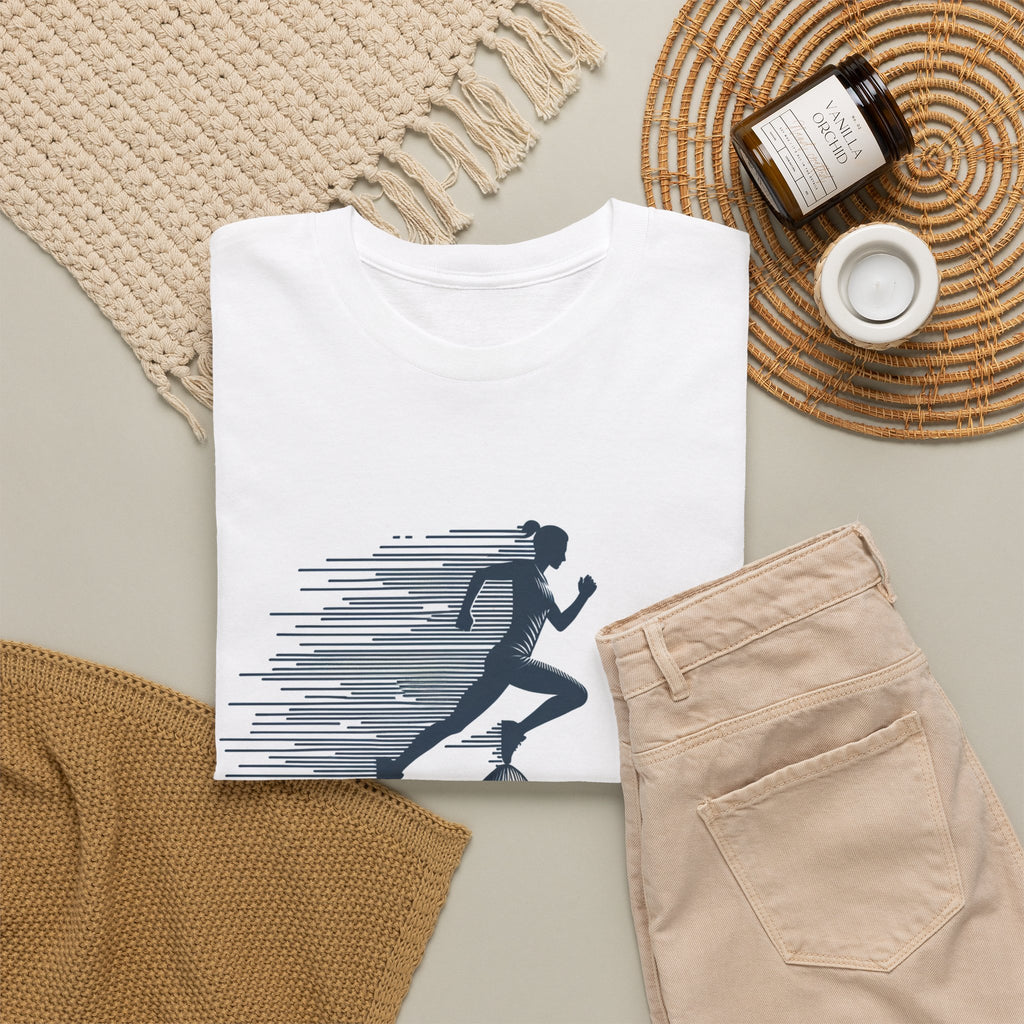 Trail Running Heartbeat T-Shirt – unisex t-shirt by PrintMyDream