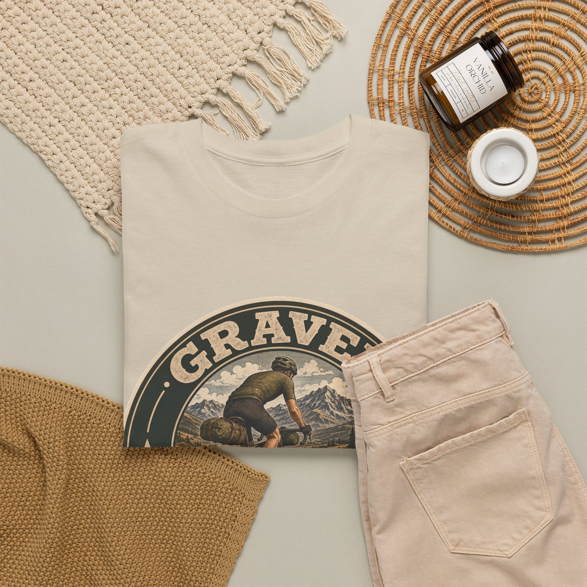 Gravel Grinder Cycling T-Shirt – unisex t-shirt by PrintMyDream