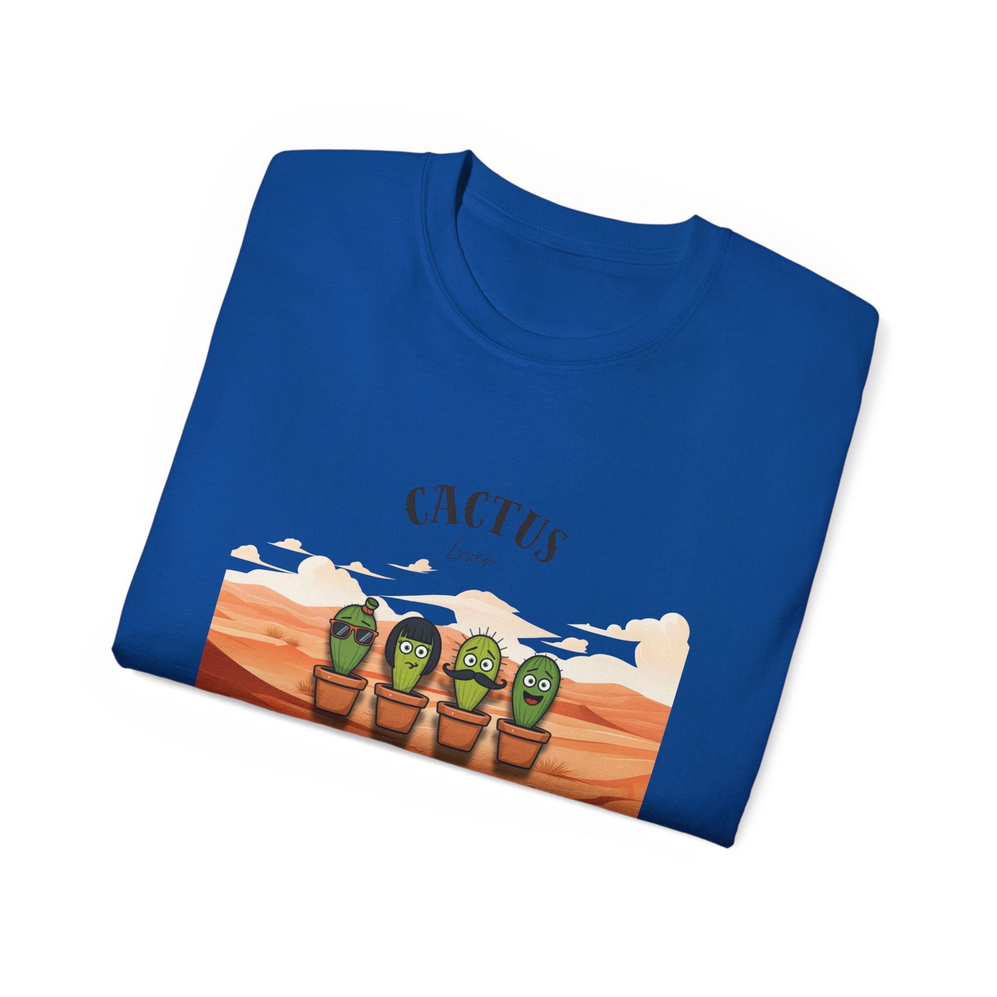 Cactus Graphic Tee, Fun and Quirky Unisex Shirt for Plant Lovers, Perfect for Casual Wear, Gifts, and Summer Days