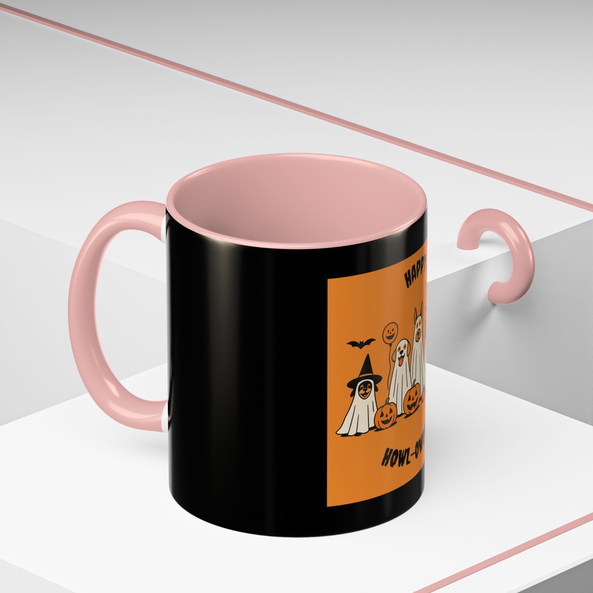 Halloween Ghosts Coffee Mug, Spooky Mug, Autumn Drinkware, Trick or Treat Gift, Holiday Coffee Cup