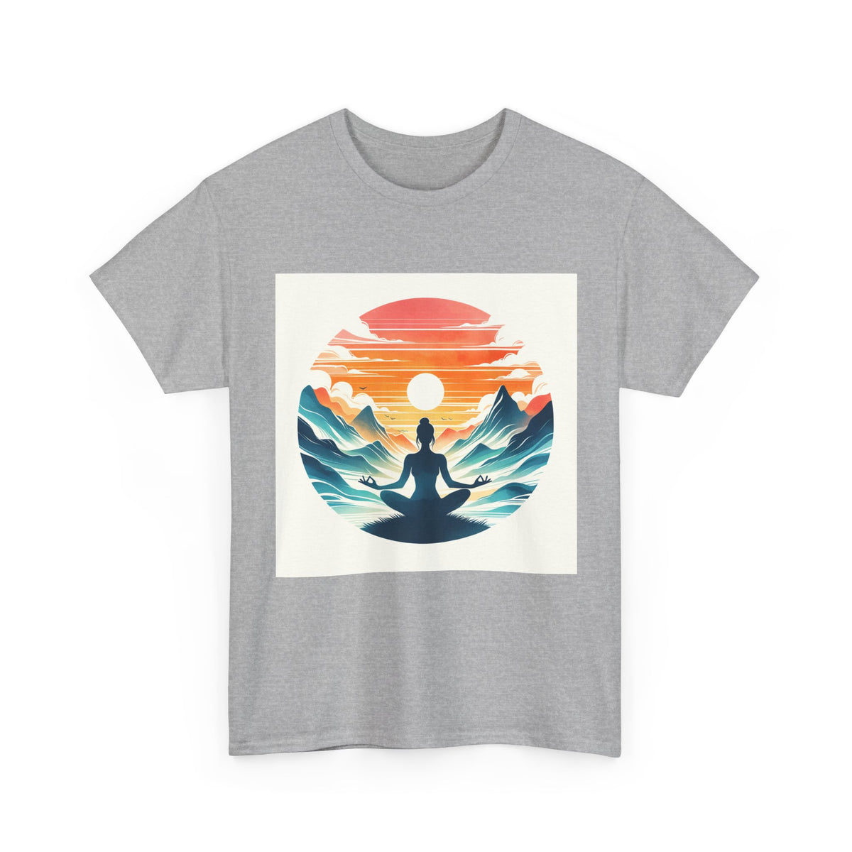 Meditation Mountain Tee – unisex t-shirt by PrintMyDream