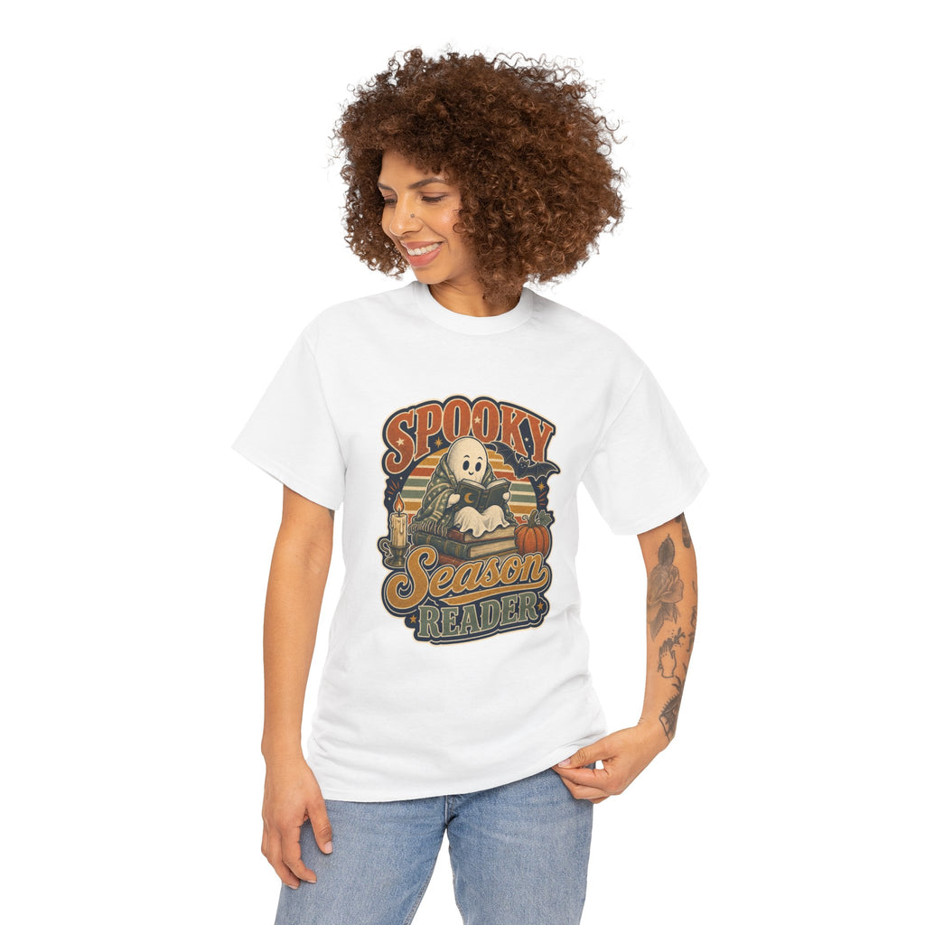 Spooky Season Reader T-Shirt – unisex t-shirt by PrintMyDream