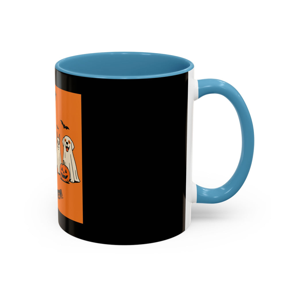 Halloween Ghosts Coffee Mug, Spooky Mug, Autumn Drinkware, Trick or Treat Gift, Holiday Coffee Cup