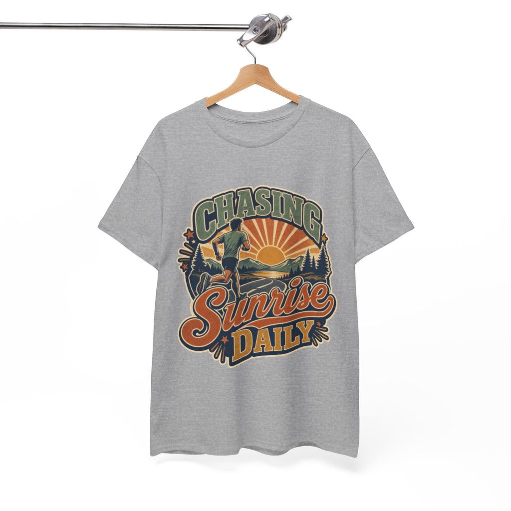 Original Sunrise Runner Design T-shirt for Early Risers