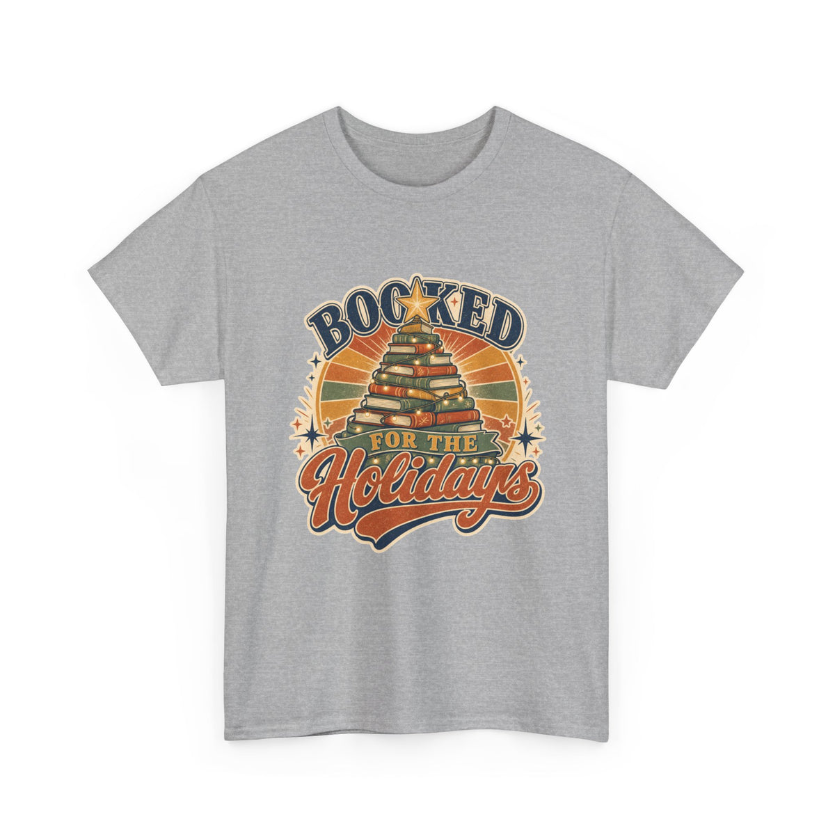 Book Christmas Tree T-Shirt – unisex t-shirt by PrintMyDream