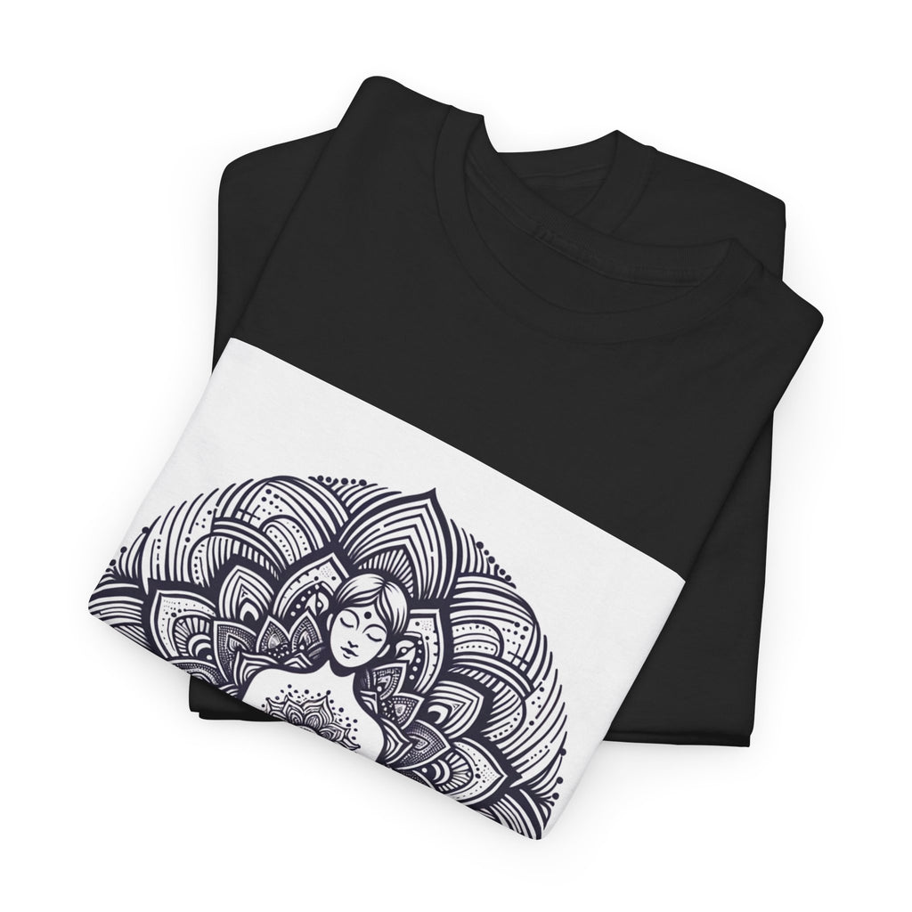 Meditating Lotus Mandala T-Shirt – unisex t-shirt by PrintMyDream