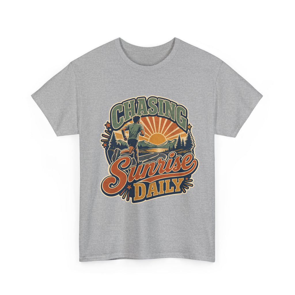Original Sunrise Runner Design T-shirt for Early Risers