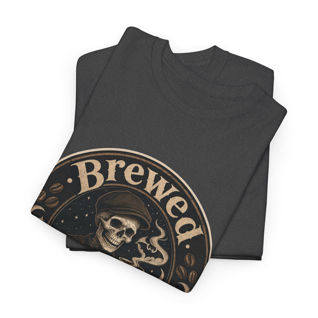 Grinning Skeleton Barista T-Shirt – unisex t-shirt by PrintMyDream
