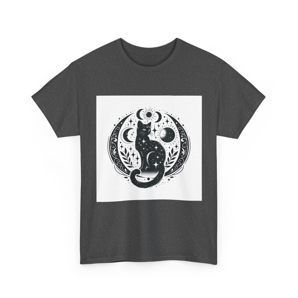 Mystic Moon Cat T-Shirt – unisex t-shirt by PrintMyDream
