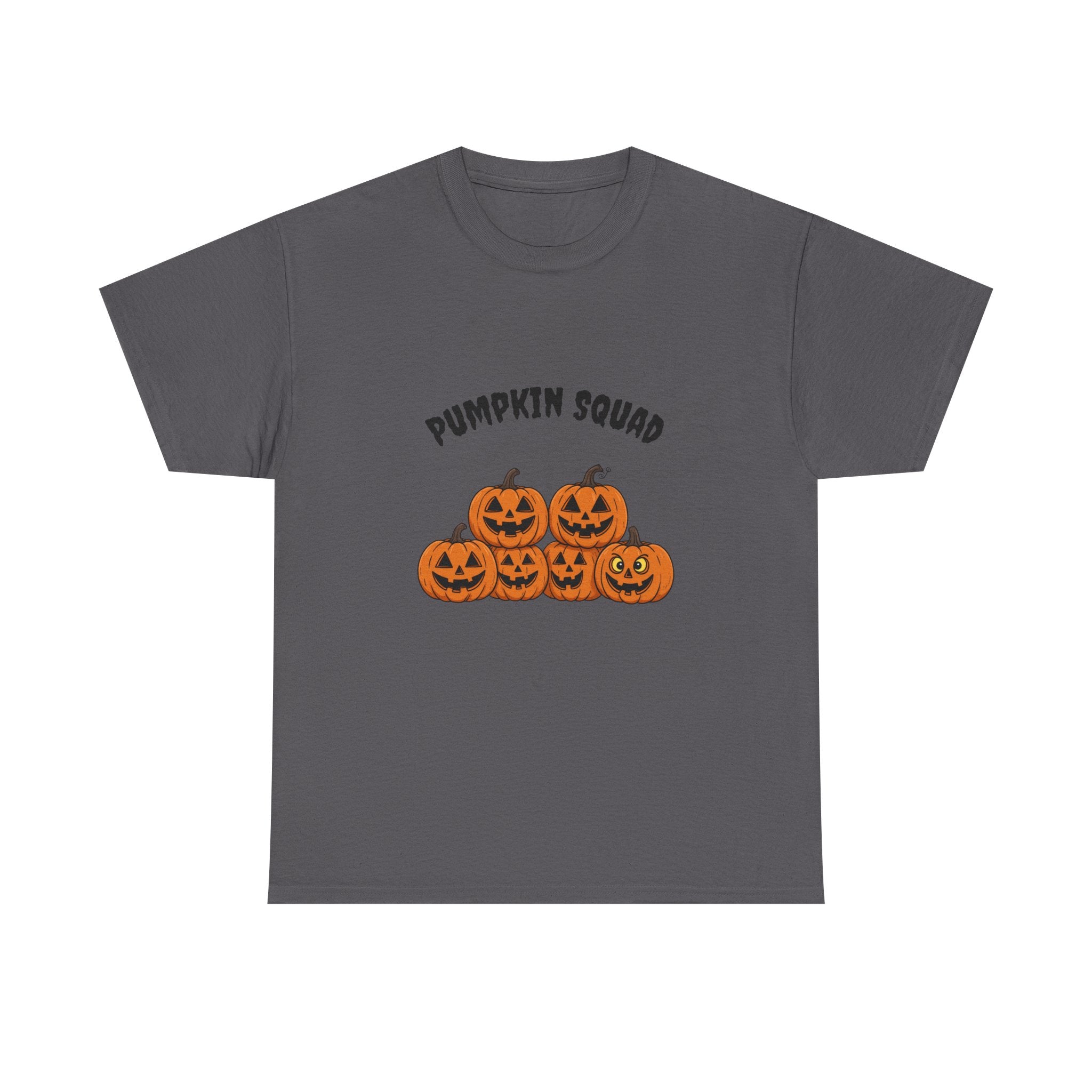 Funny Halloween T-Shirt - Pumpkin Squad | Cute Jack-o'-Lanterns with Funny Faces | Spooky Season Graphic Tee