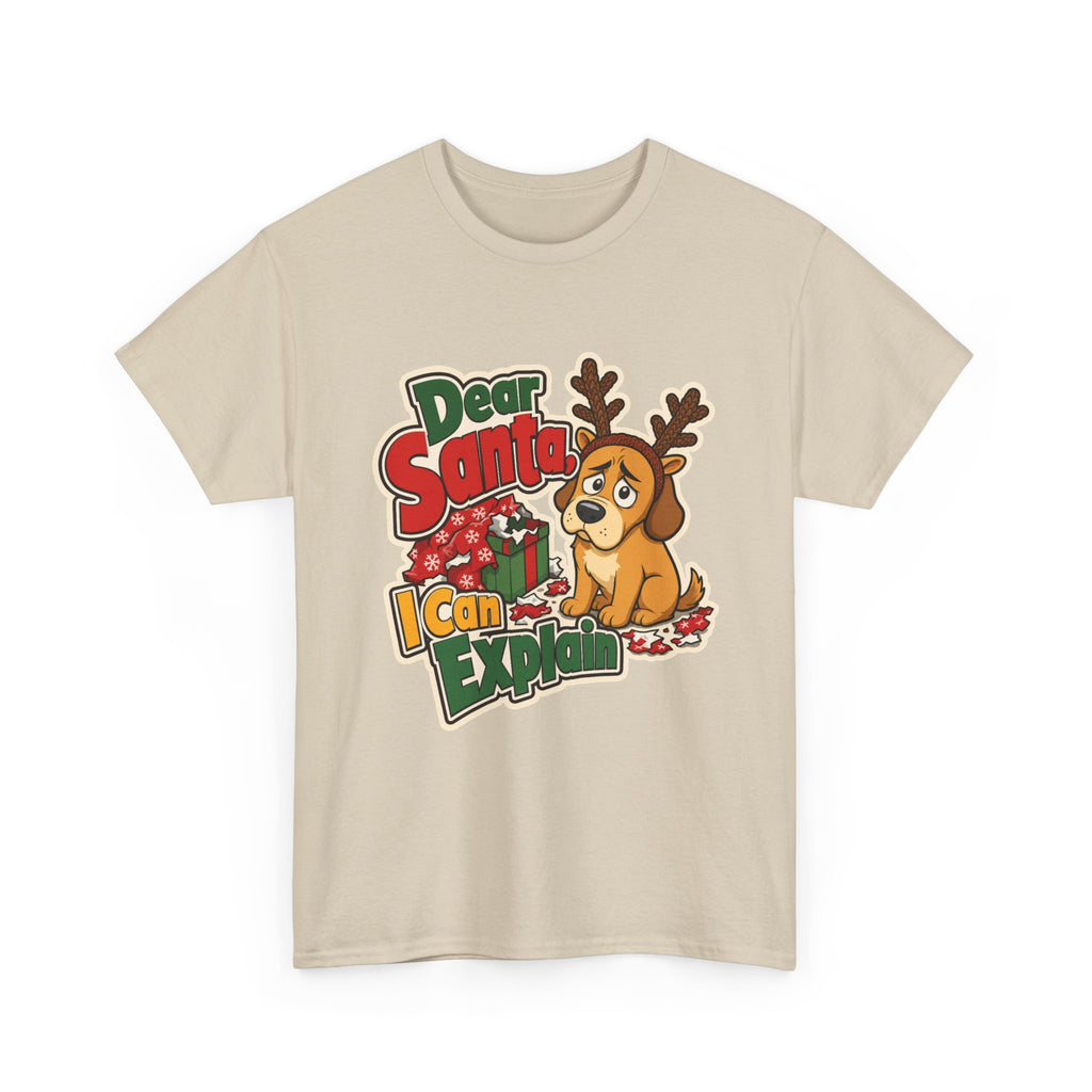 Guilty Dog Christmas T-Shirt – unisex t-shirt by PrintMyDream