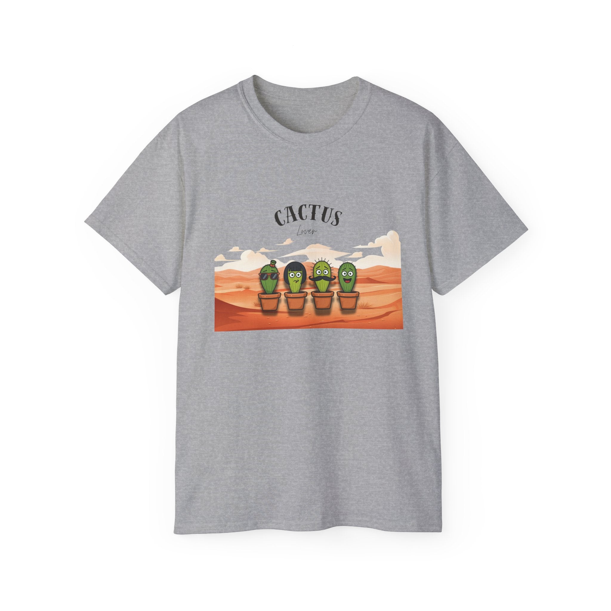 Cactus Graphic Tee, Fun and Quirky Unisex Shirt for Plant Lovers, Perfect for Casual Wear, Gifts, and Summer Days