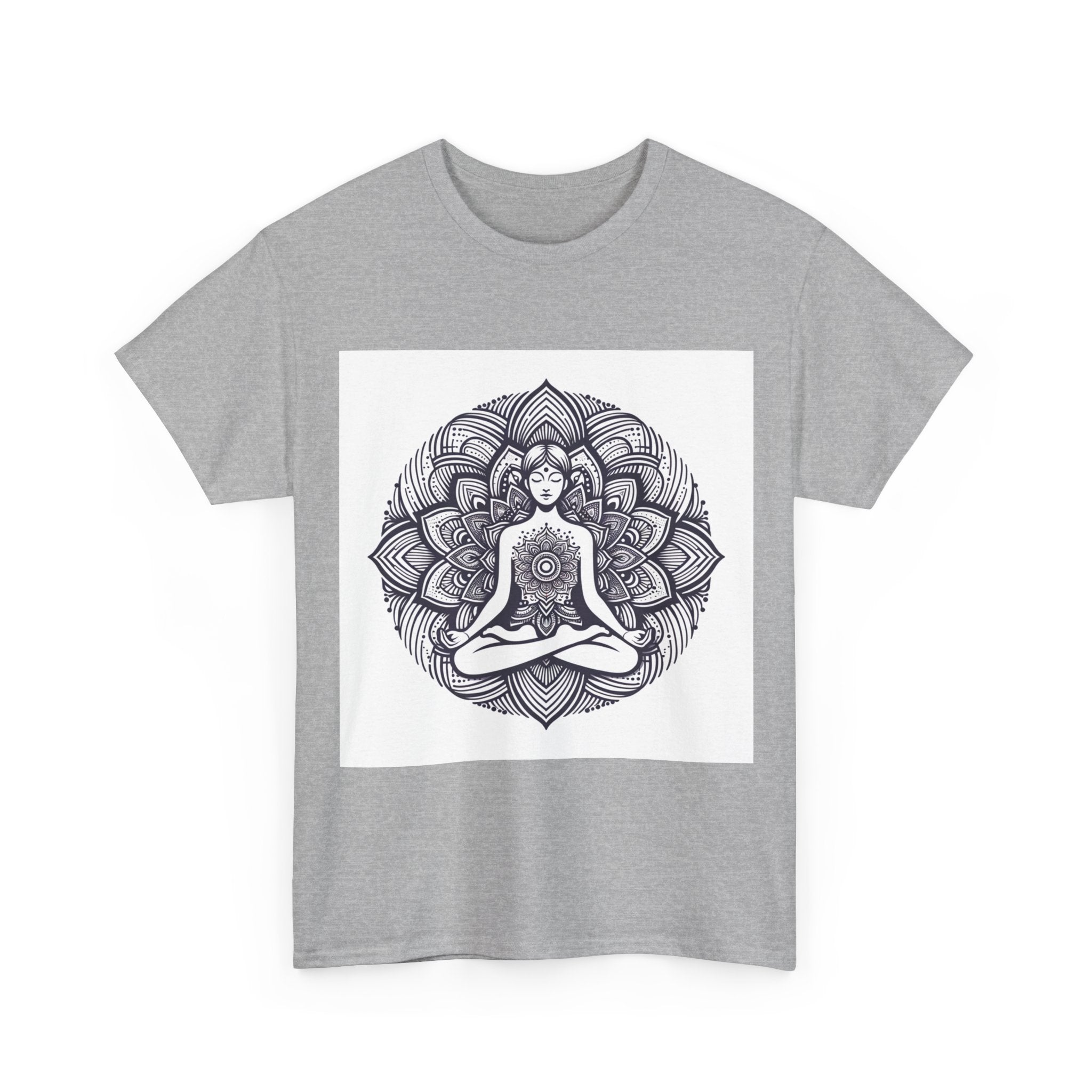 Meditating Lotus Mandala T-Shirt