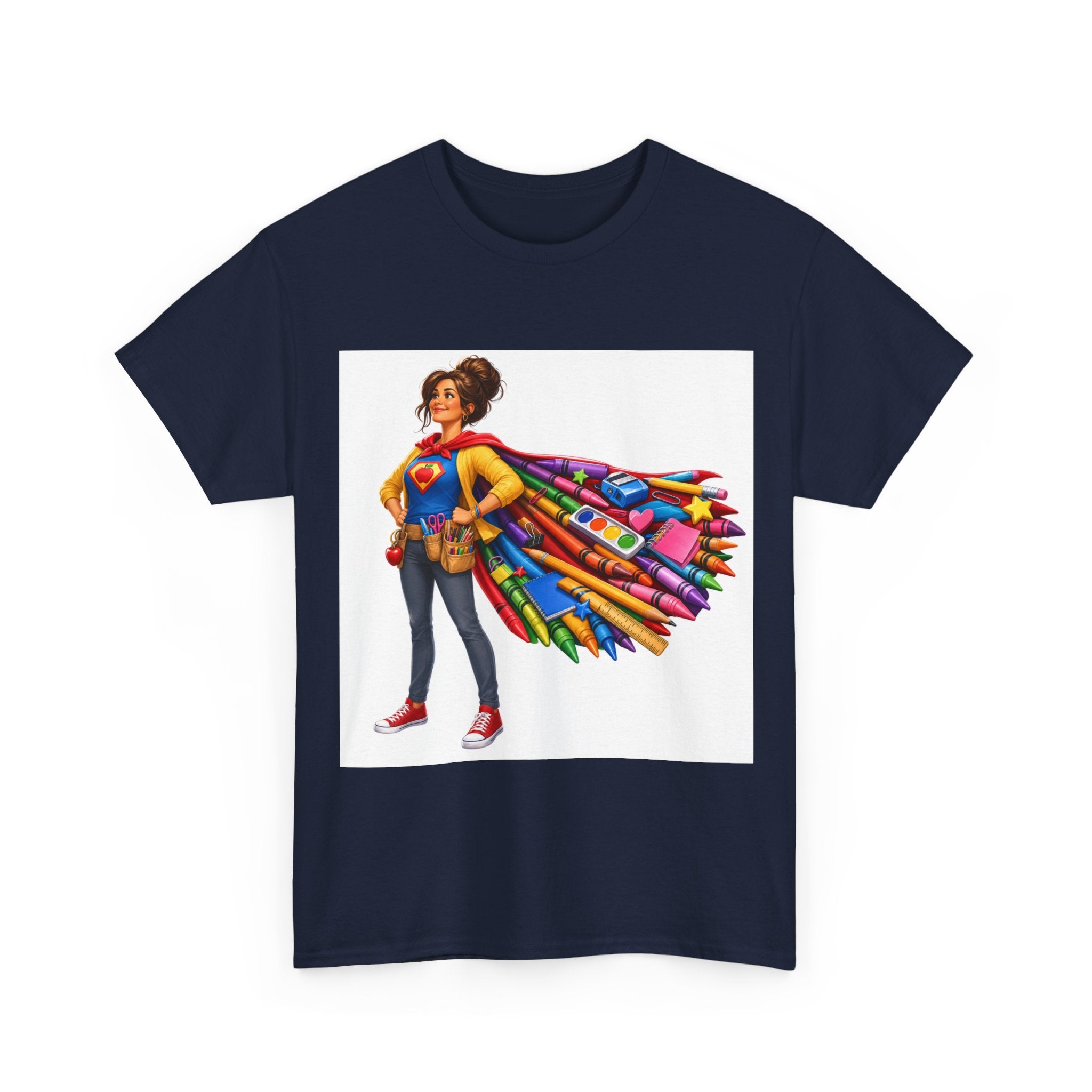 Elementary Teacher Hero T-Shirt Design