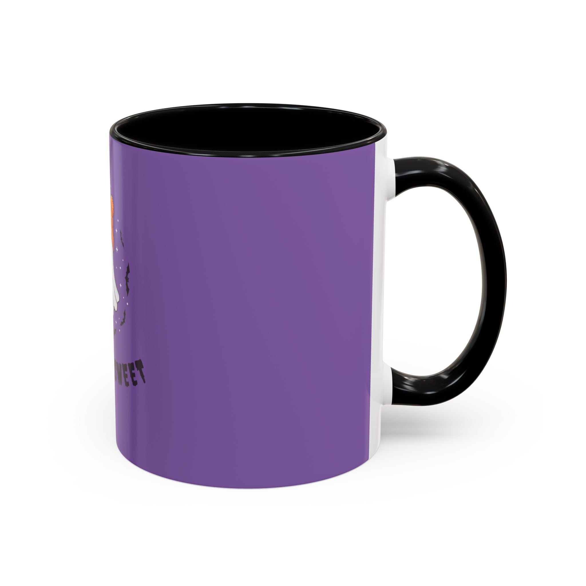 Boo or Sweet – Cute Halloween Ghost Mug with Candy & Pumpkin Design