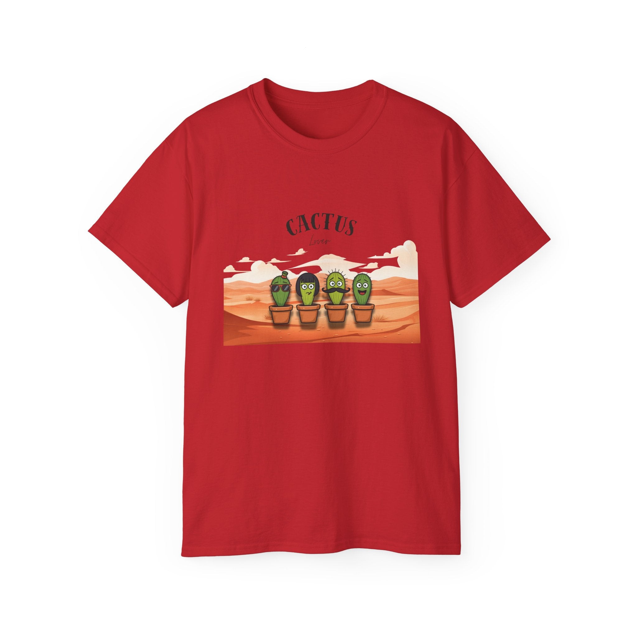 Cactus Graphic Tee, Fun and Quirky Unisex Shirt for Plant Lovers, Perfect for Casual Wear, Gifts, and Summer Days