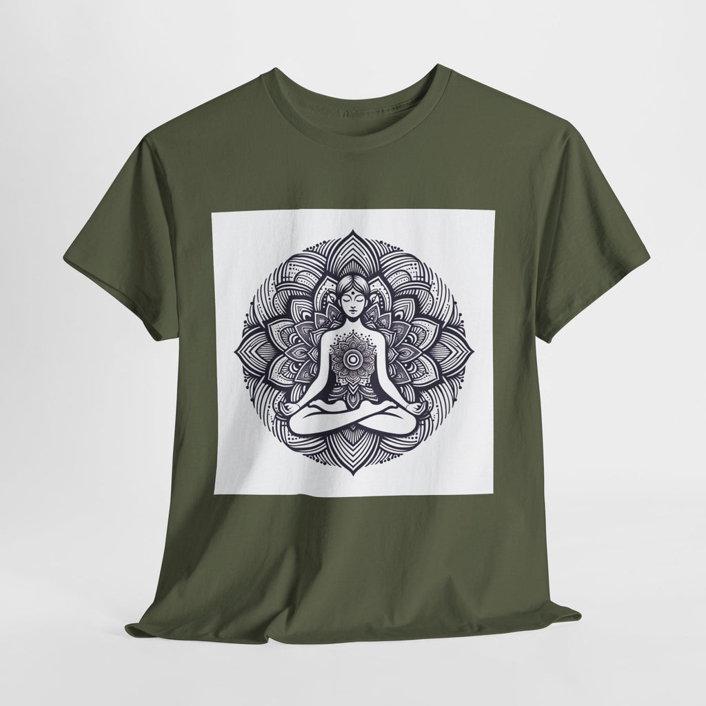 Meditating Lotus Mandala T-Shirt
