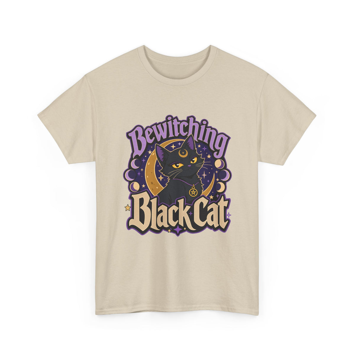Black Cat Magic T-Shirt – unisex t-shirt by PrintMyDream