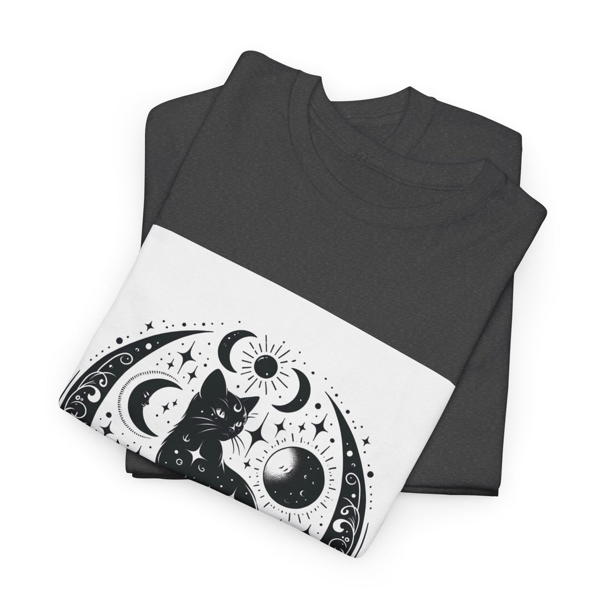 Mystic Moon Cat T-Shirt – unisex t-shirt by PrintMyDream