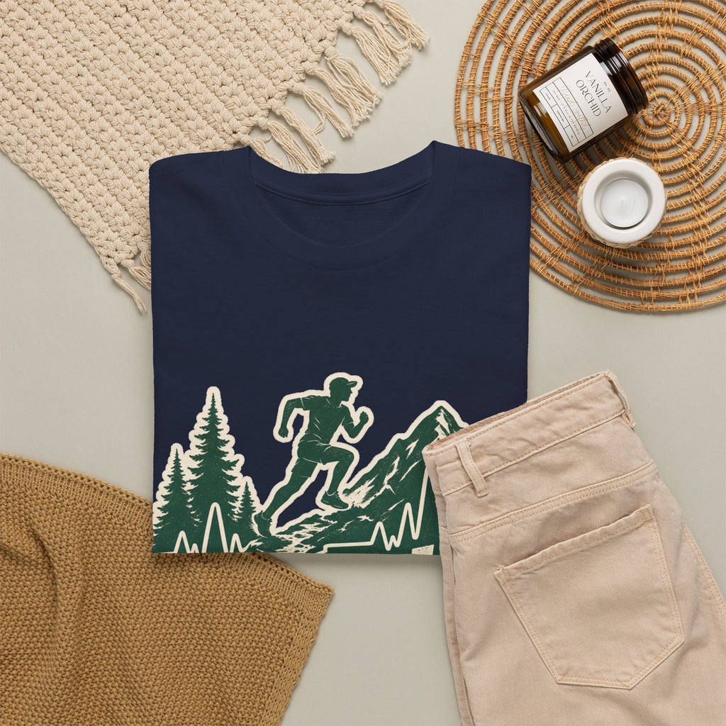Trail Runner Heartbeat T-Shirt - Adventure Fitness