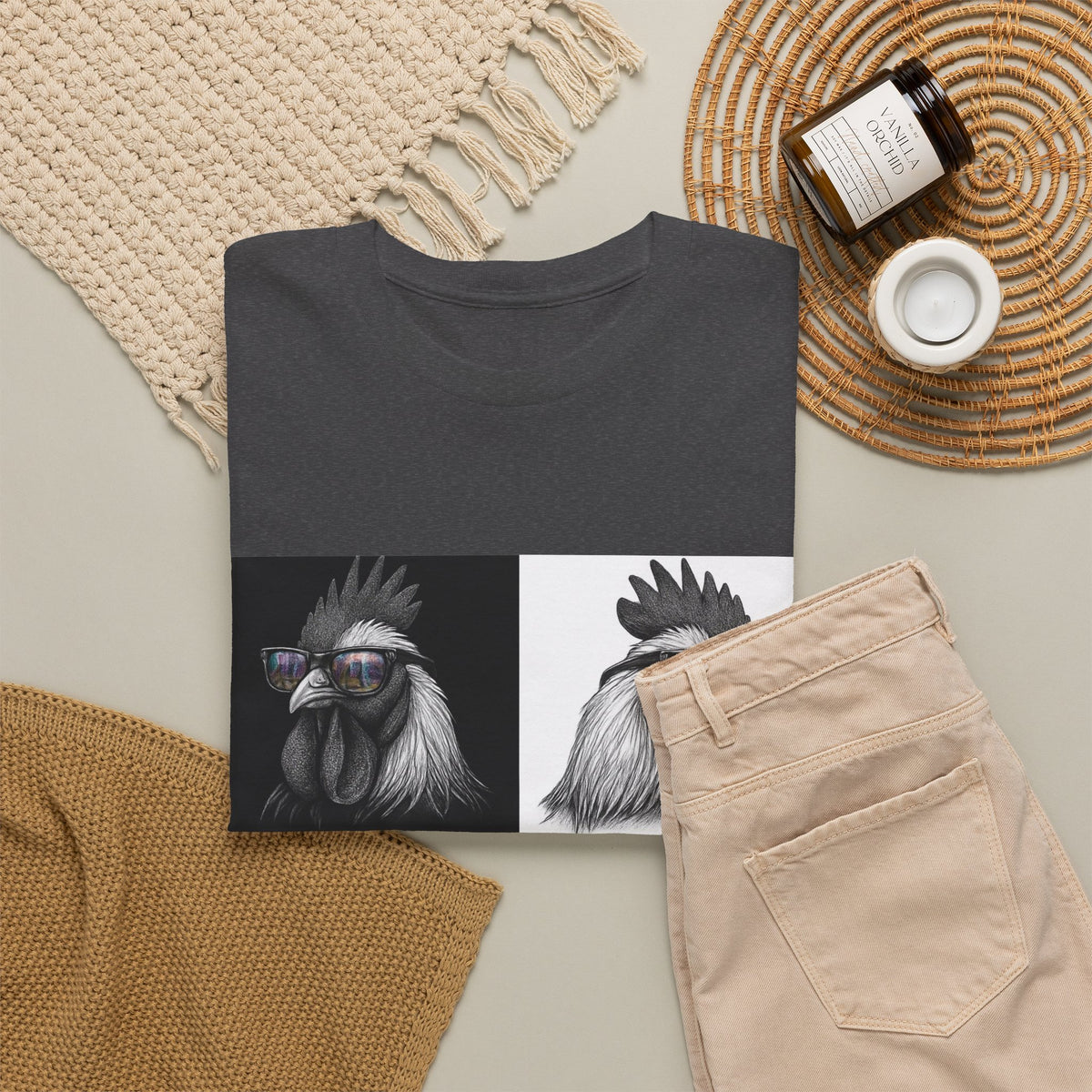 Hipster Chicken T-Shirt – unisex t-shirt by PrintMyDream