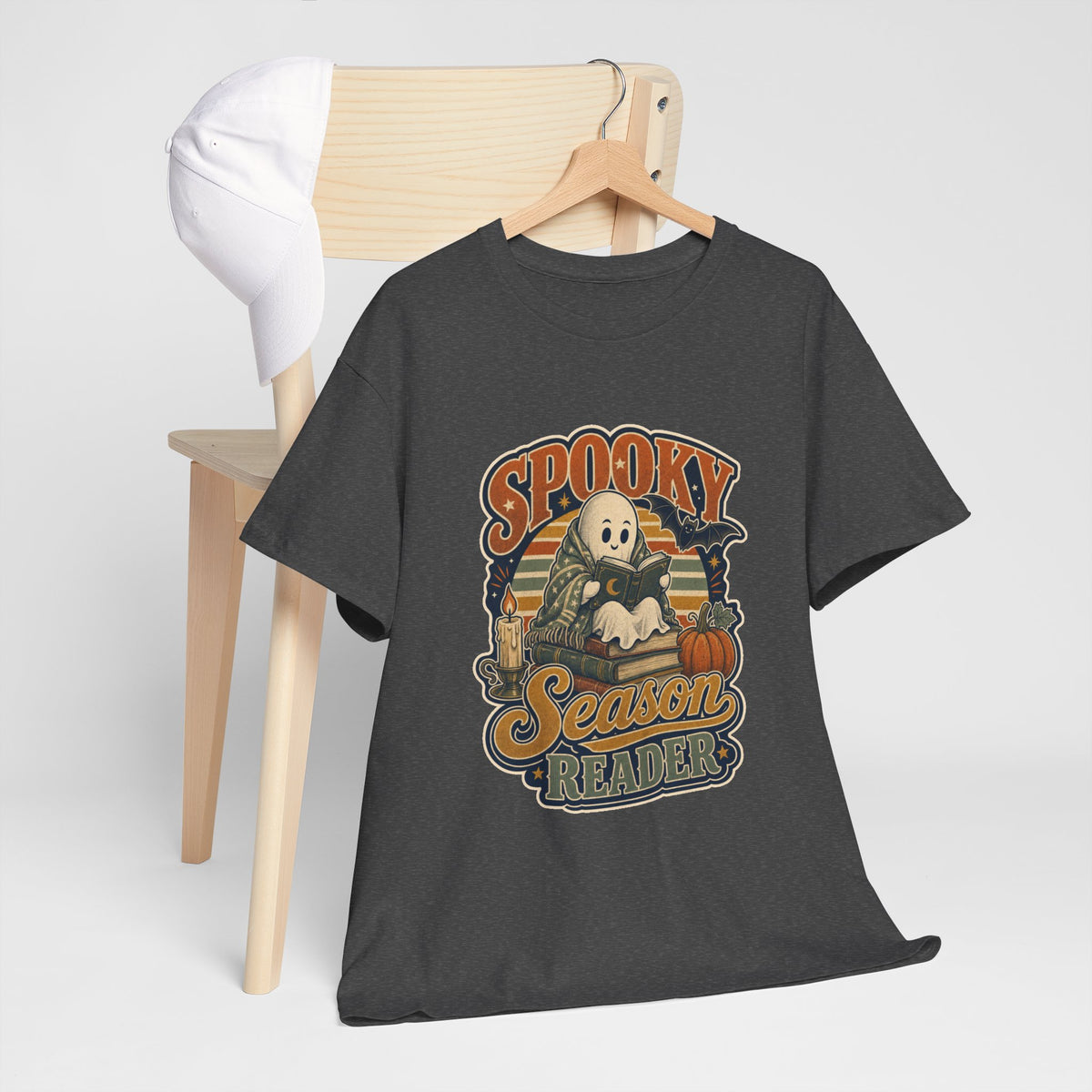 Spooky Season Reader T-Shirt – unisex t-shirt by PrintMyDream