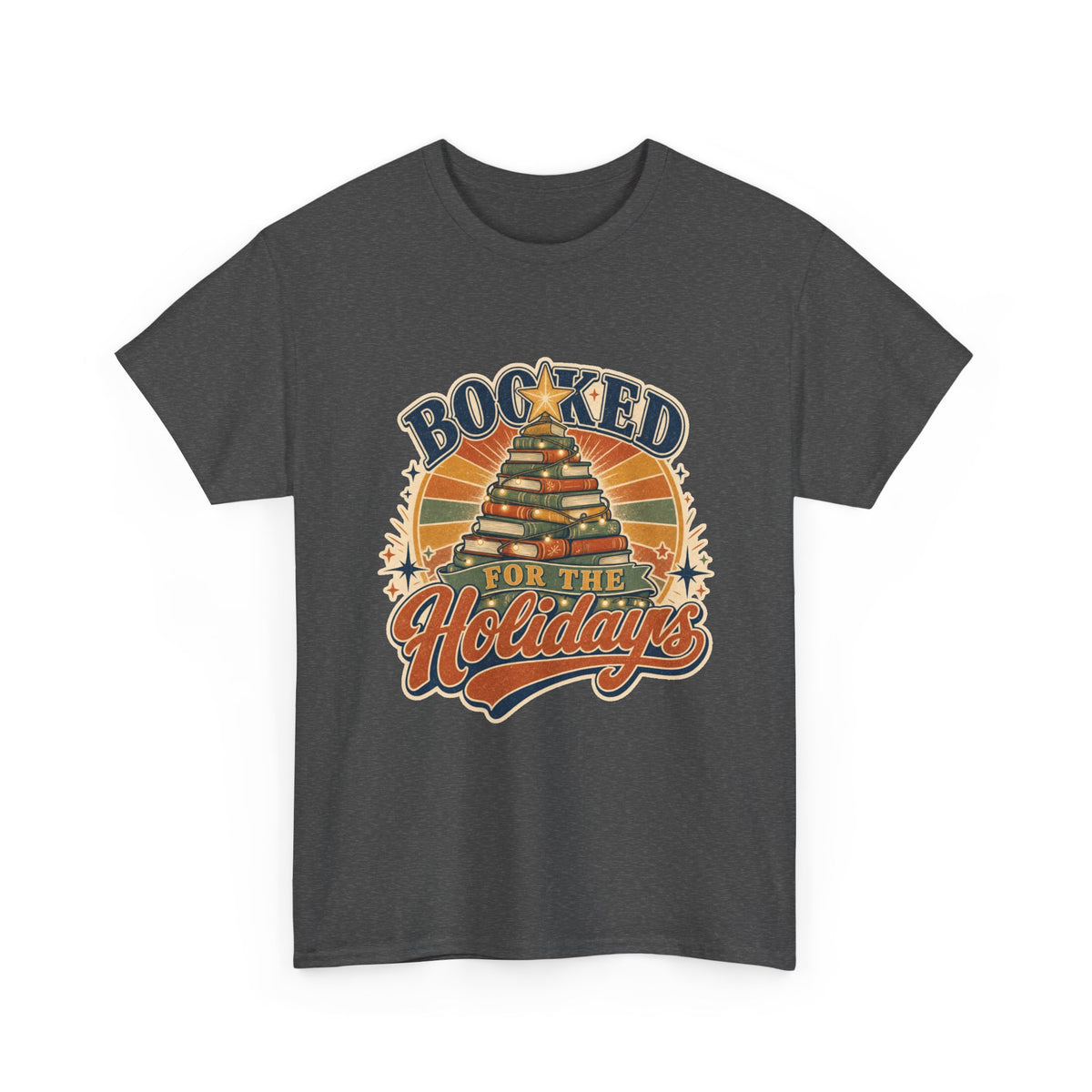 Book Christmas Tree T-Shirt – unisex t-shirt by PrintMyDream