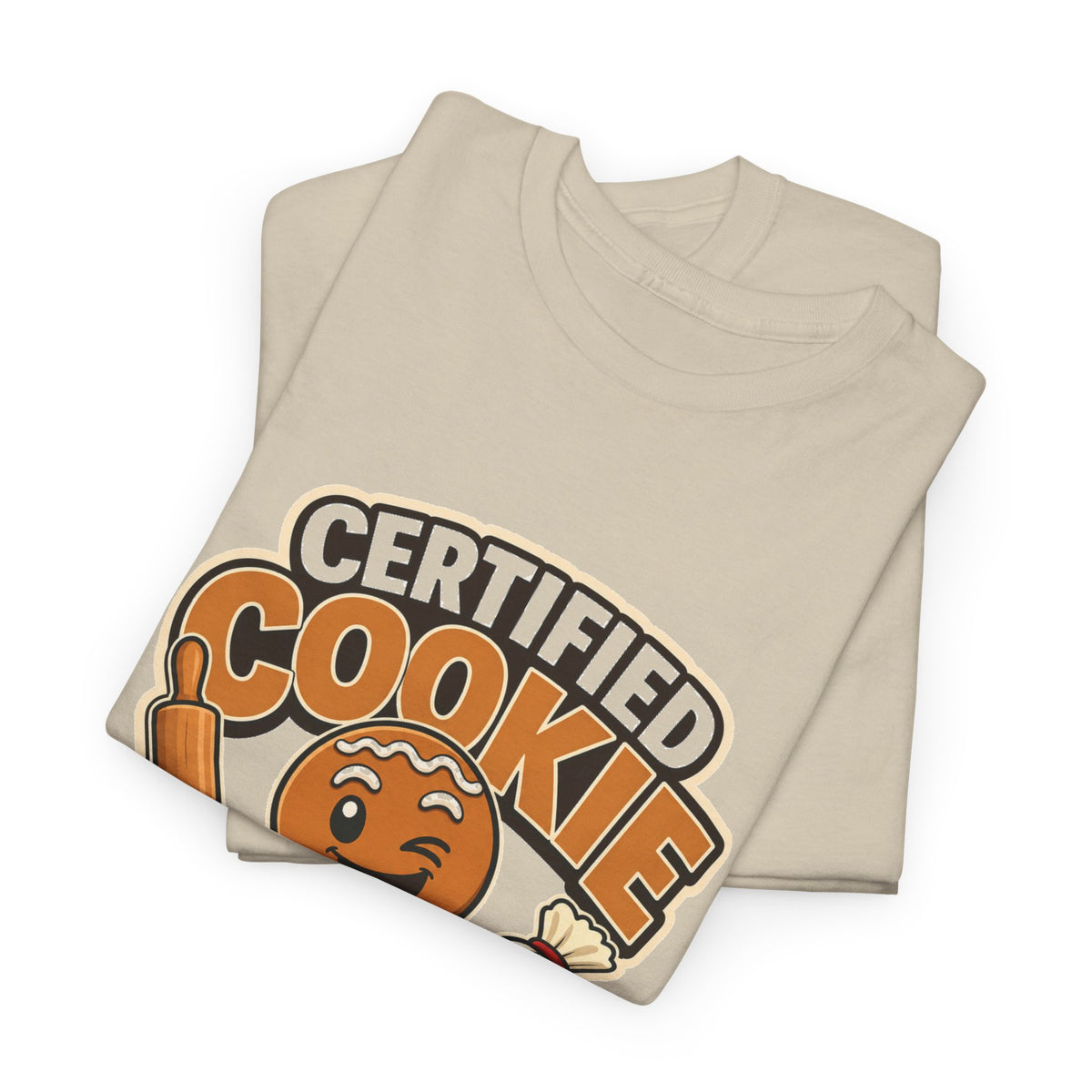 Christmas Baking Fun Gingerbread Baker T-Shirt – unisex t-shirt by PrintMyDream