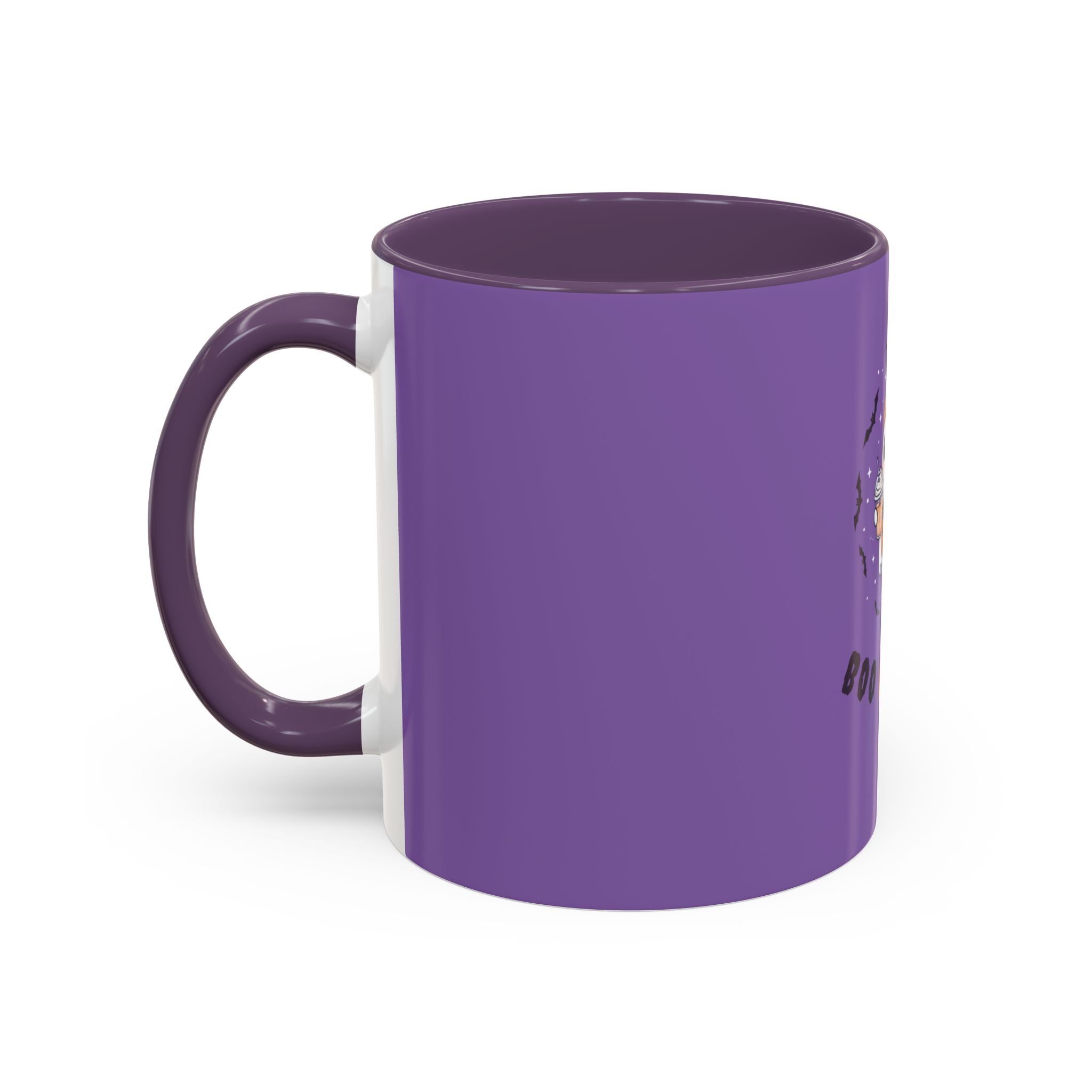 Boo or Sweet – Cute Halloween Ghost Mug with Candy & Pumpkin Design