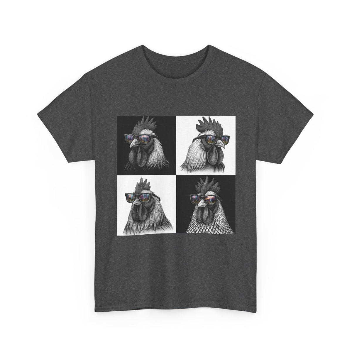 Hipster Chicken T-Shirt – unisex t-shirt by PrintMyDream