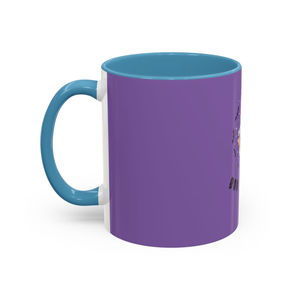 Boo or Sweet – Cute Halloween Ghost Mug with Candy & Pumpkin Design