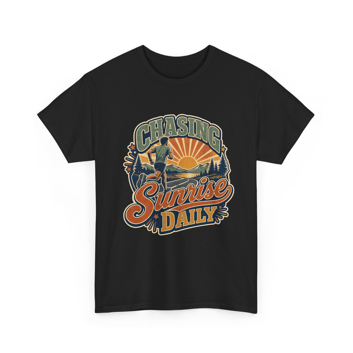 Chasing Sunrise Running T-Shirt – unisex t-shirt by PrintMyDream
