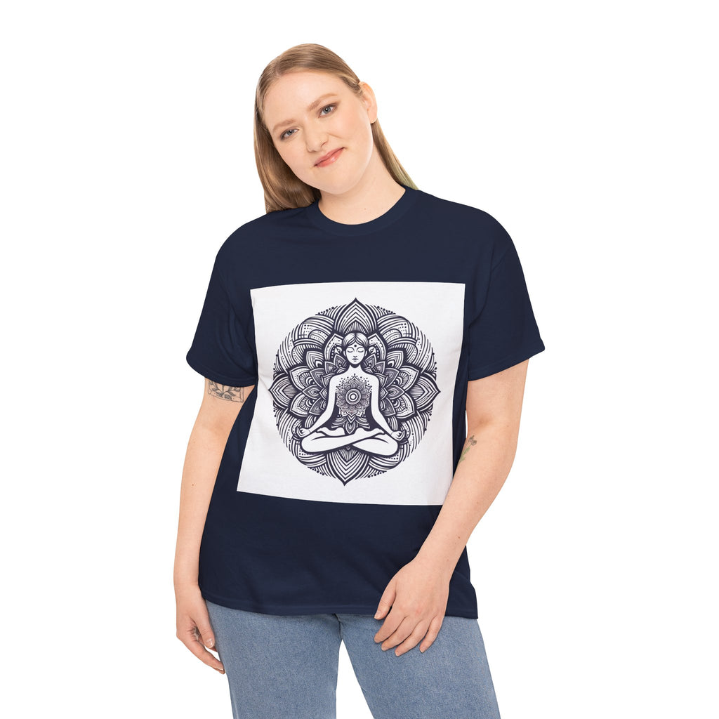 Meditating Lotus Mandala T-Shirt