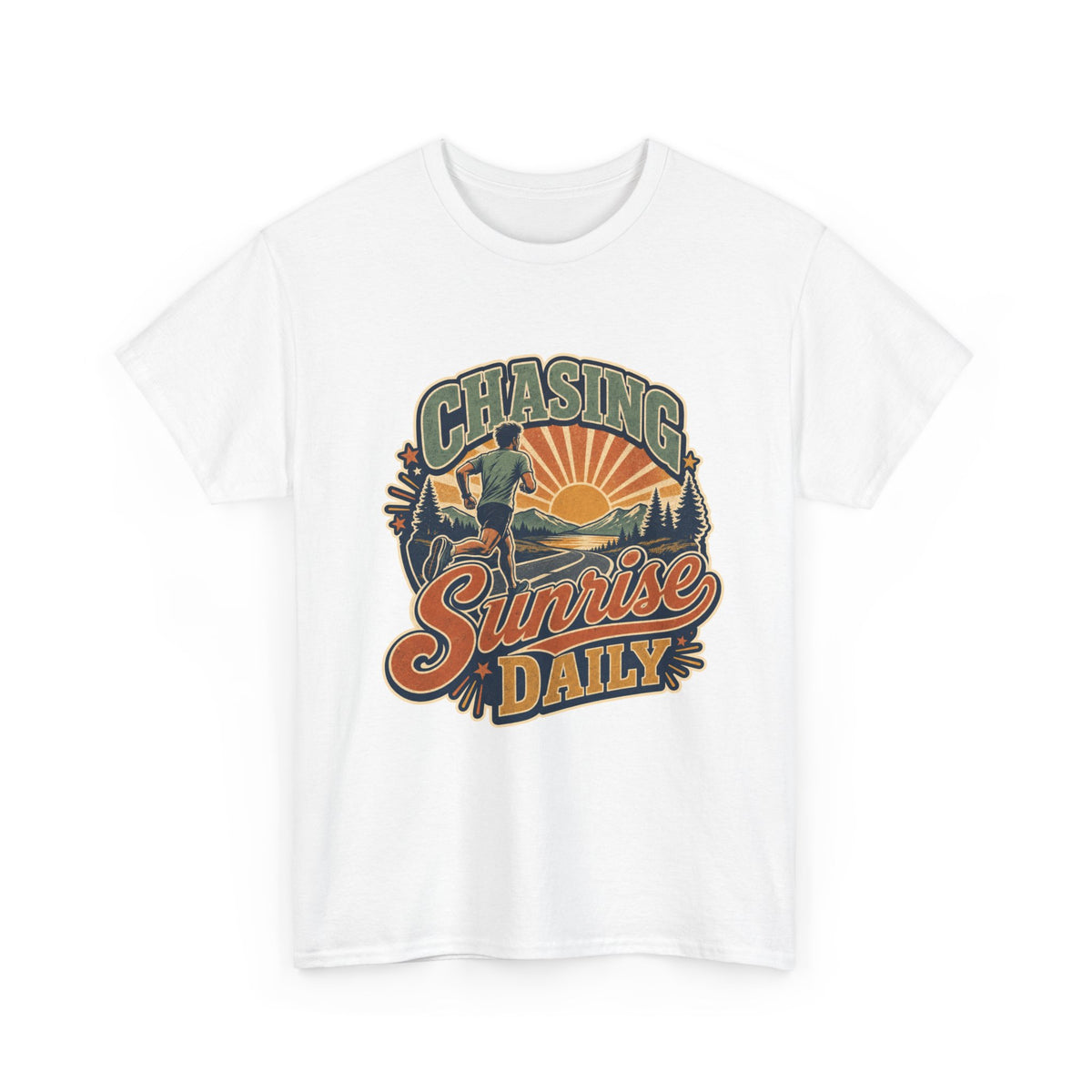 Chasing Sunrise Running T-Shirt – unisex t-shirt by PrintMyDream