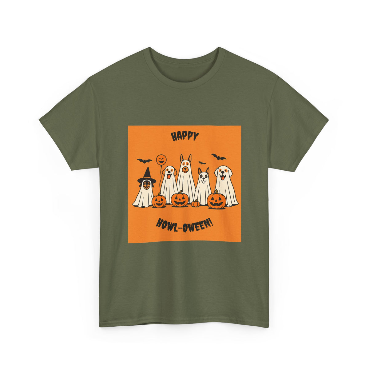 Dog Ghost Squad Halloween T-Shirt – unisex t-shirt by PrintMyDream