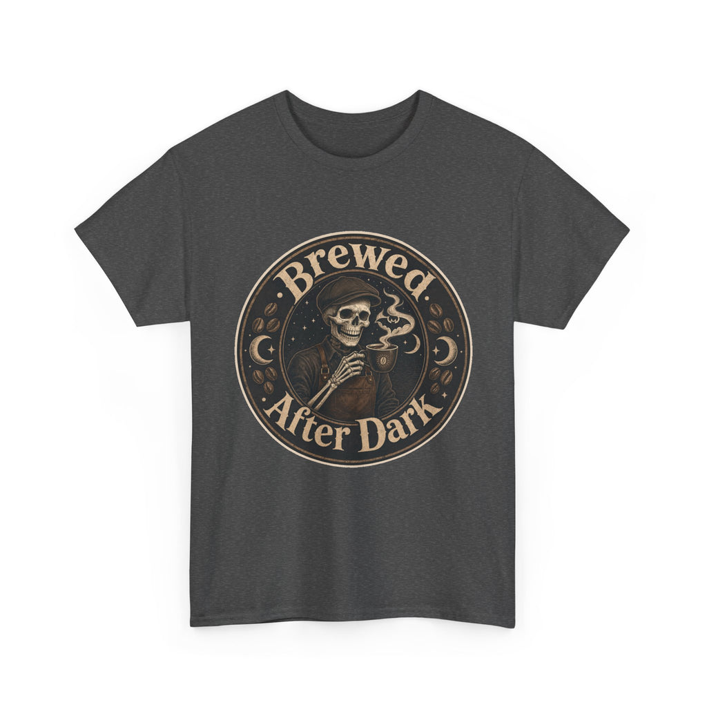 Grinning Skeleton Barista T-Shirt – unisex t-shirt by PrintMyDream
