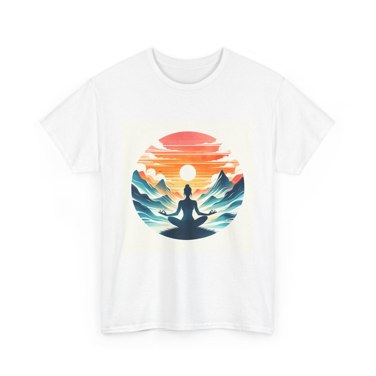 Meditation Mountain Tee – unisex t-shirt by PrintMyDream
