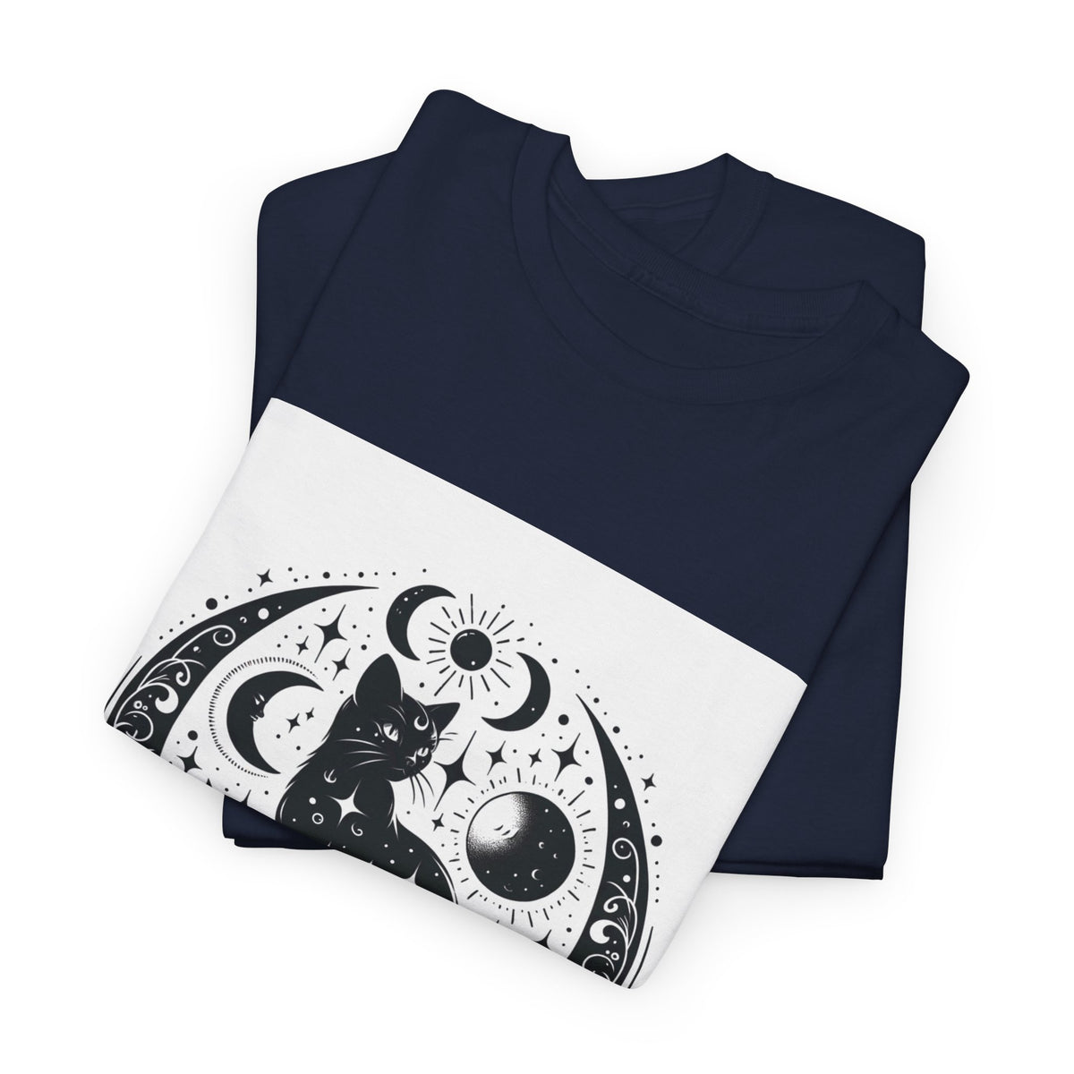 Mystic Moon Cat T-Shirt – unisex t-shirt by PrintMyDream