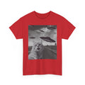 Selfie Cat Alien Invasion T-Shirt – unisex t-shirt by PrintMyDream