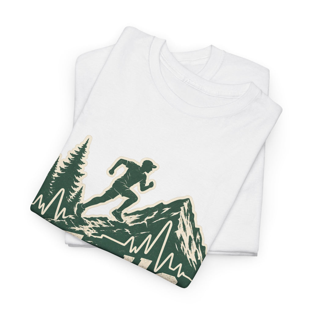 Trail Runner Heartbeat T-Shirt – unisex t-shirt by PrintMyDream