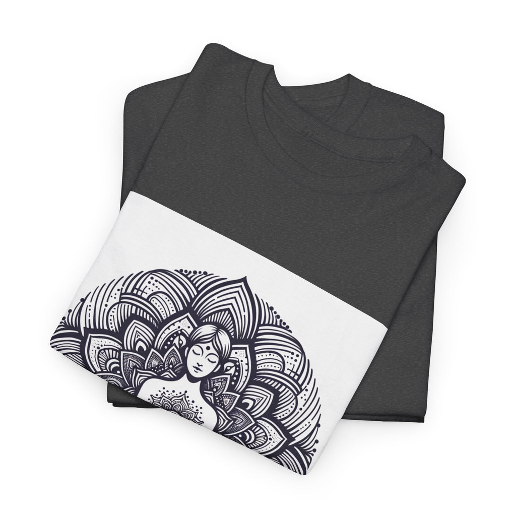 Meditating Lotus Mandala T-Shirt – unisex t-shirt by PrintMyDream