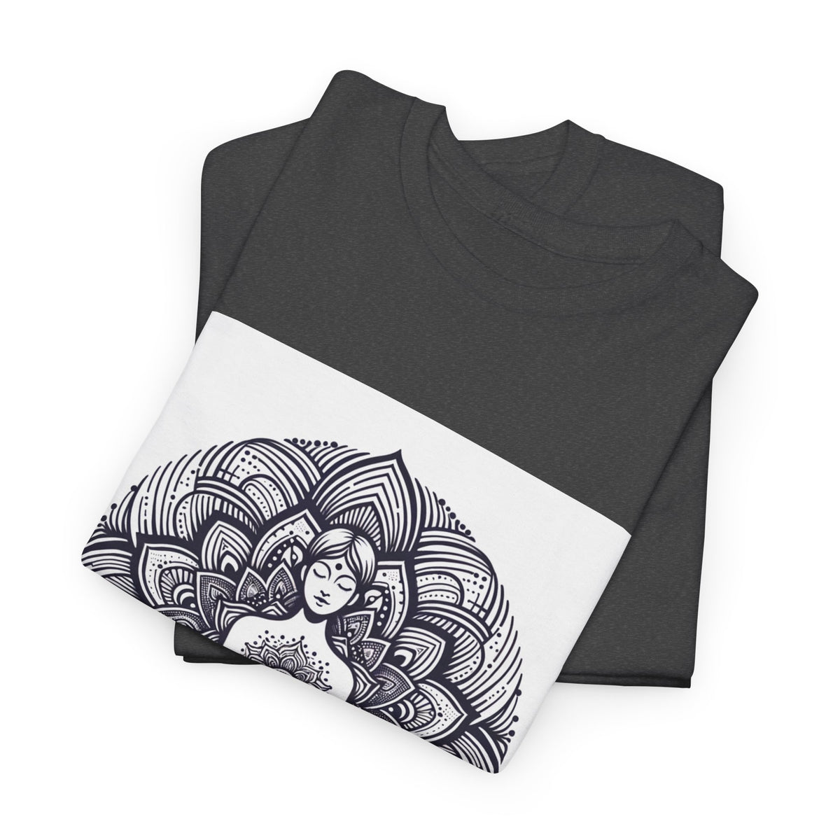 Meditating Lotus Mandala T-Shirt – unisex t-shirt by PrintMyDream