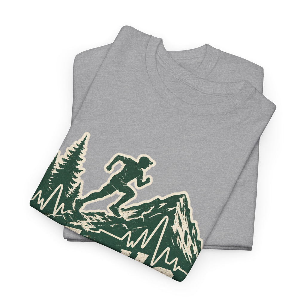 Trail Runner Heartbeat T-Shirt – unisex t-shirt by PrintMyDream
