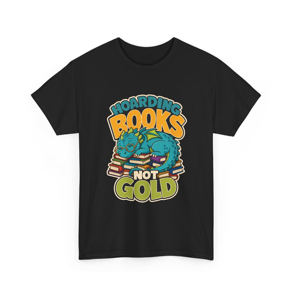 Book Lover Dragon T-Shirt - Fantasy Reader's Dream