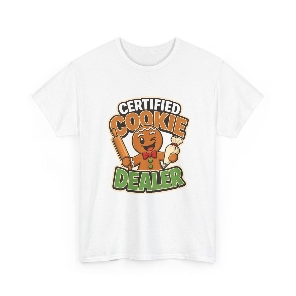 Christmas Baking Fun Gingerbread Baker T-Shirt – unisex t-shirt by PrintMyDream