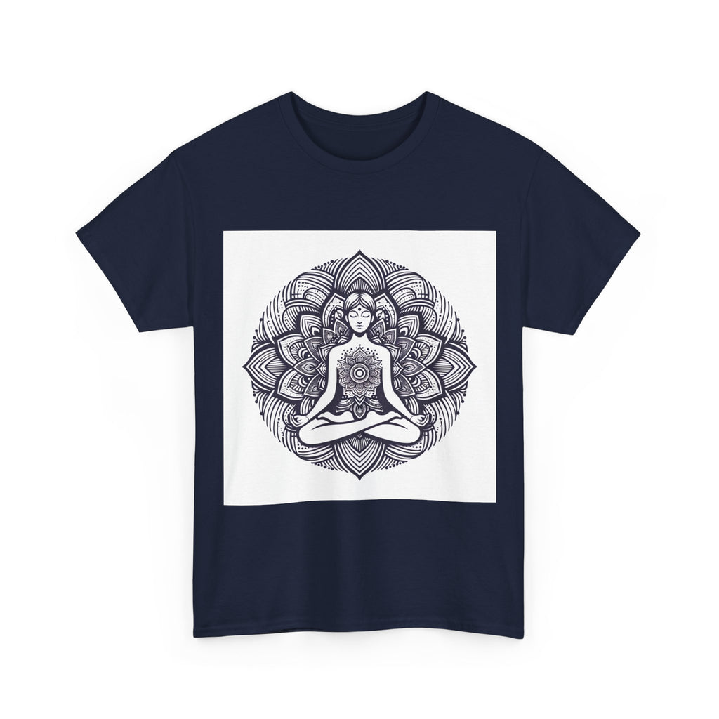 Meditating Lotus Mandala T-Shirt